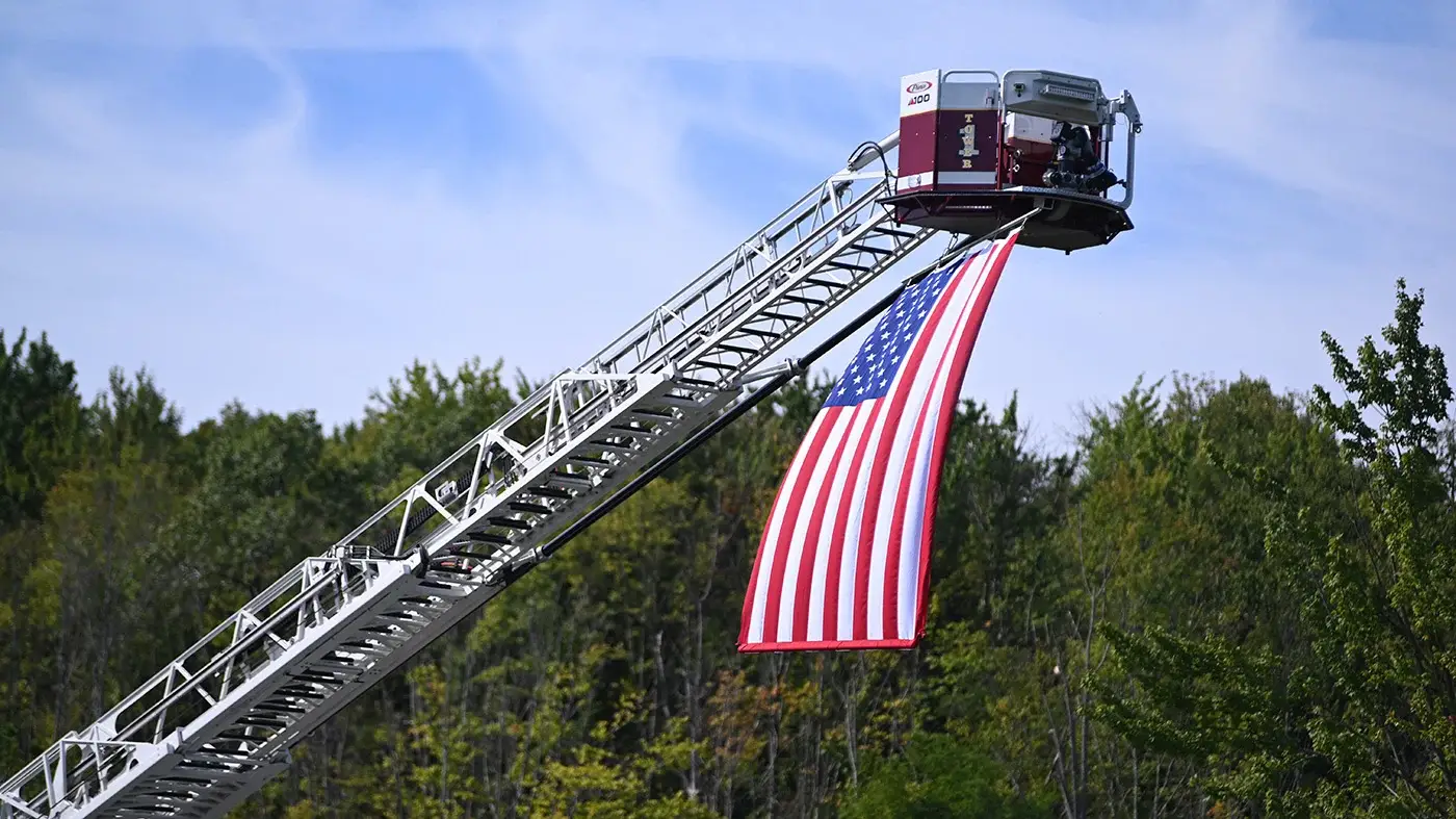 Fire truck flag