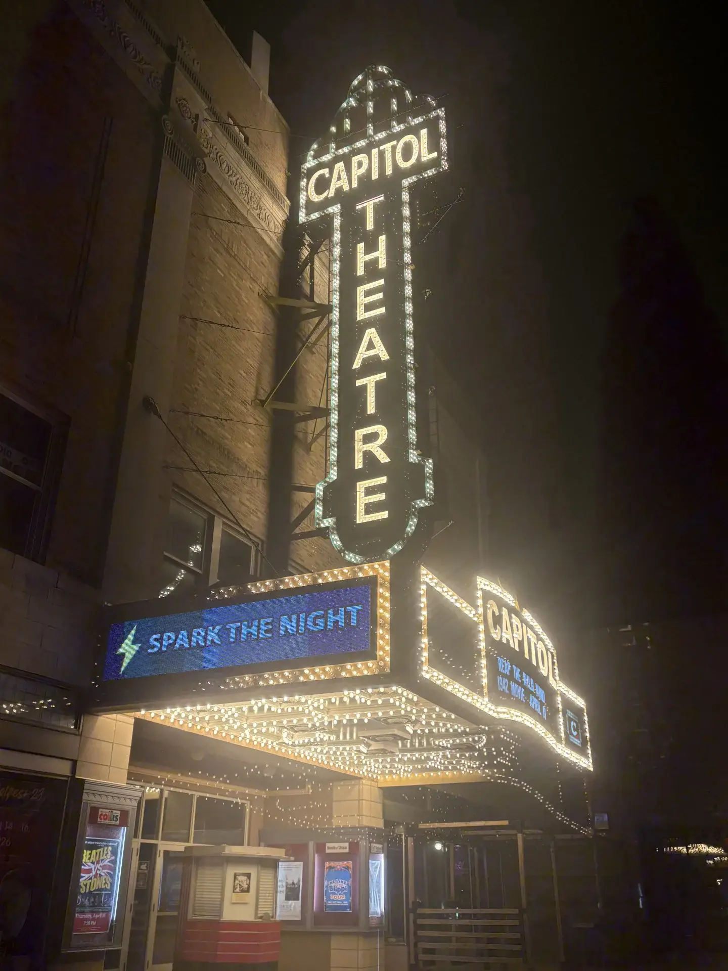 Capitol Theatre Rome NY Night 2026