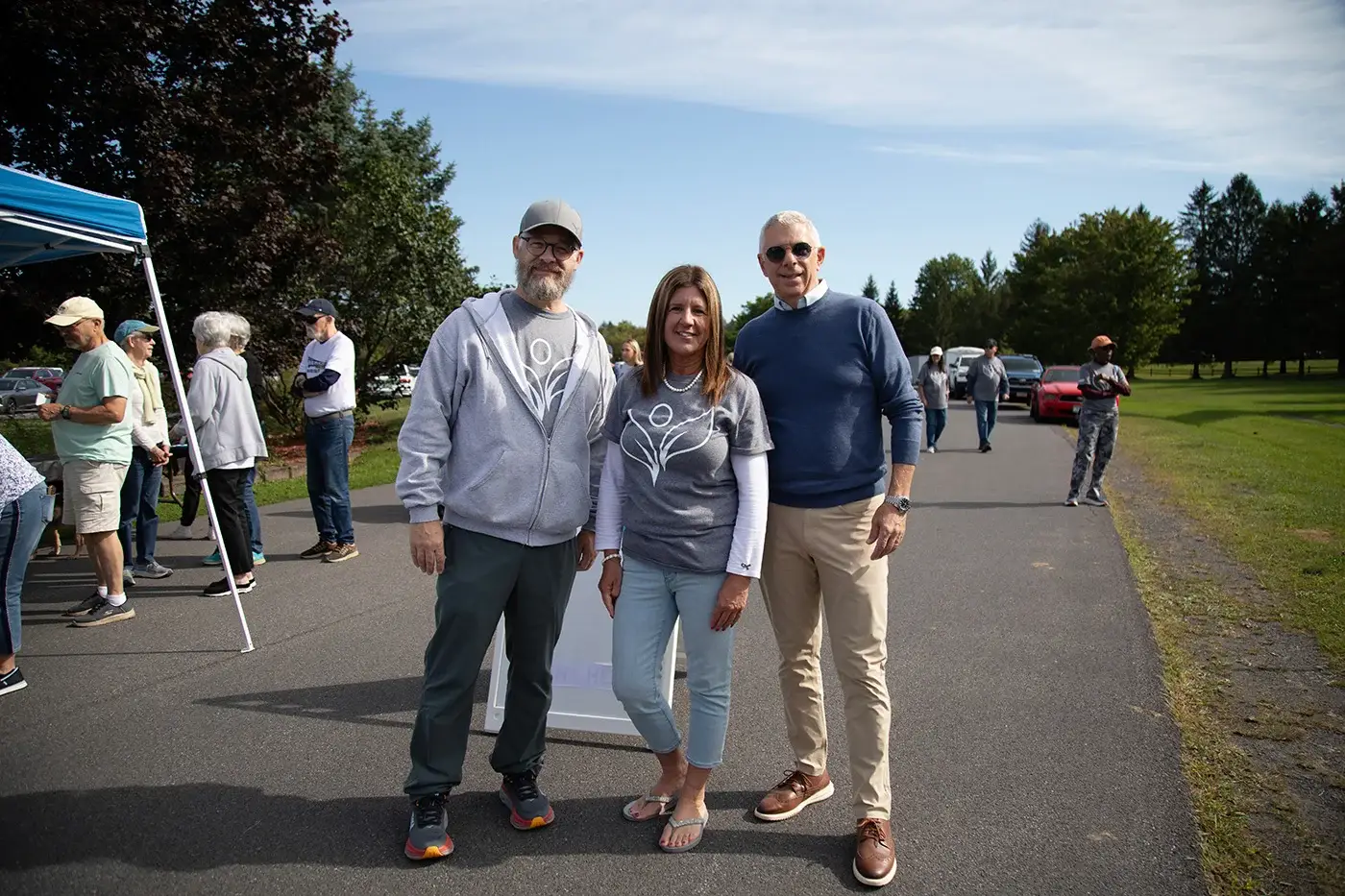 group walking