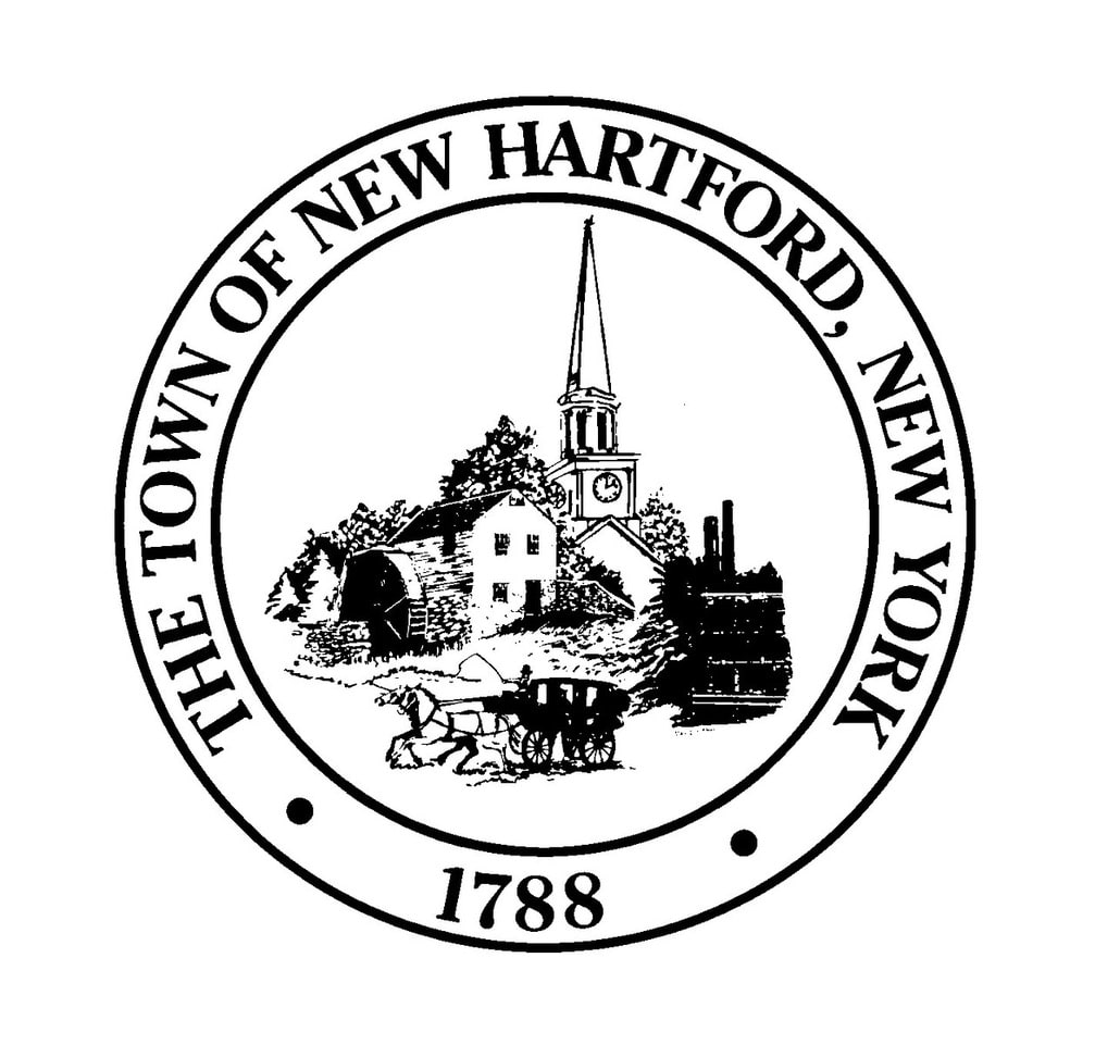 New Hartford Town Seal big B&W