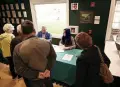 people registration desk