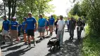 Group walking together